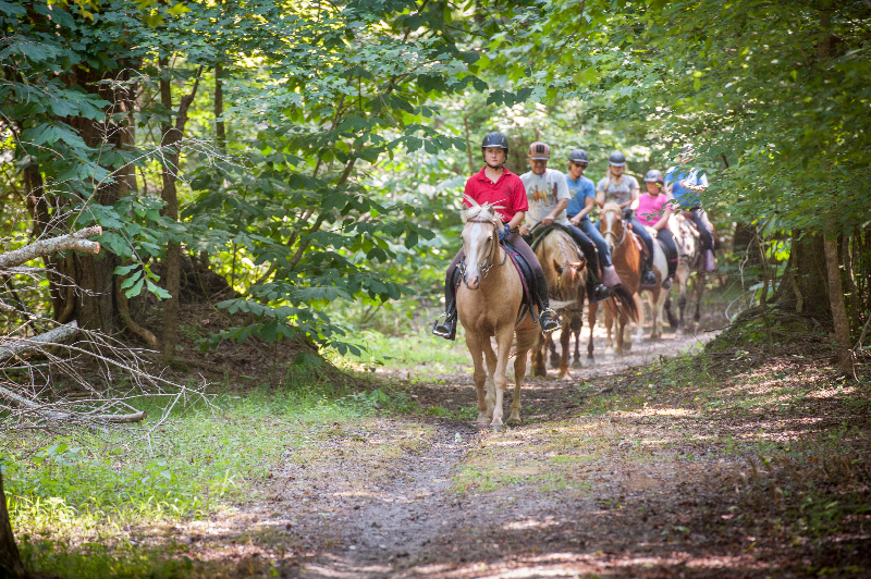 Holly Ridge Farm, Trail riding